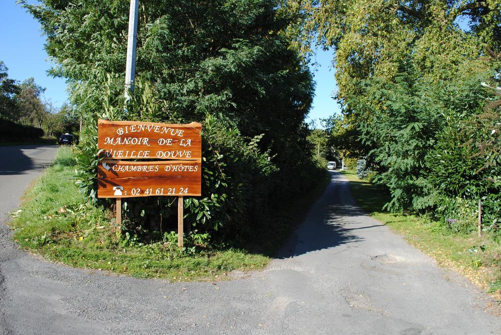 Bed and Breakfast Le Manoir De La Vieille Douve Bourg-d'Ire Exterior foto